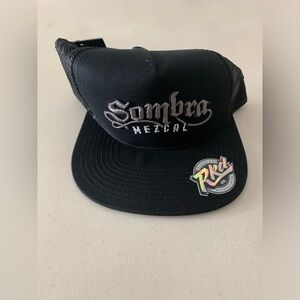 SOMBRA MEZCAL La Vía Black Trucker Baseball Hat Cap SnapBack RKD NEW
